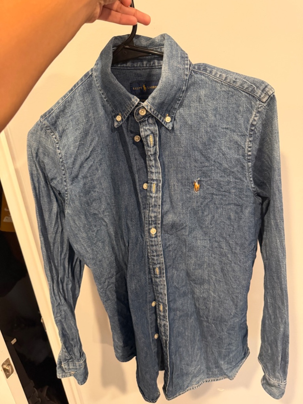 Polo by Ralph Lauren Indigo Denim Button-Down Shirt - Picture 3 of 3